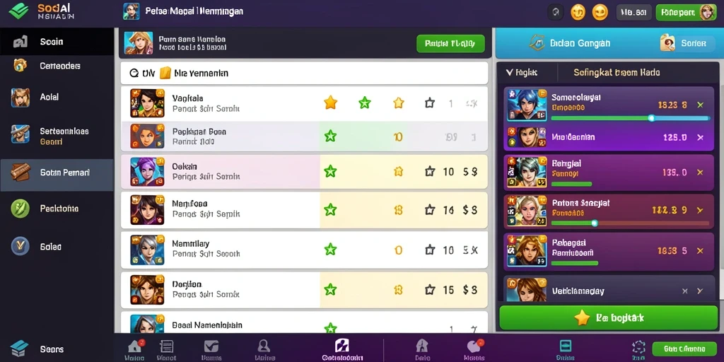 Screenshot fitur permainan baru di MENANG666.