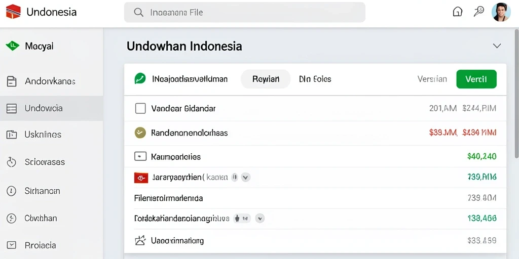 Tampilan antarmuka yang sederhana dan menarik.