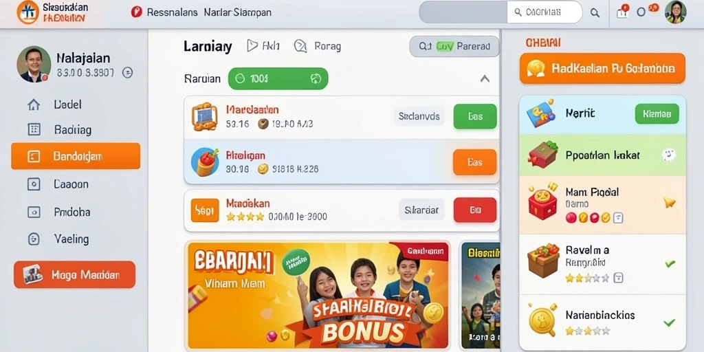 Tampilan antarmuka yang intuitif memudahkan pengguna.