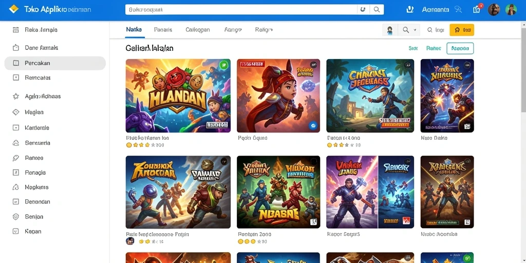 Tampilan level pertama yang menawan.